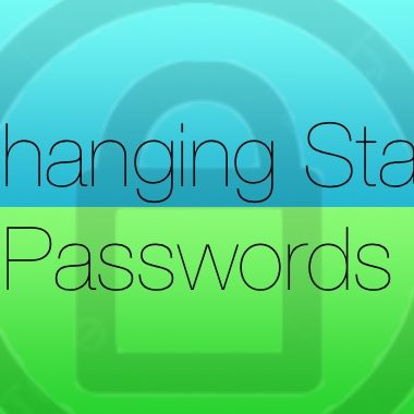 changing password